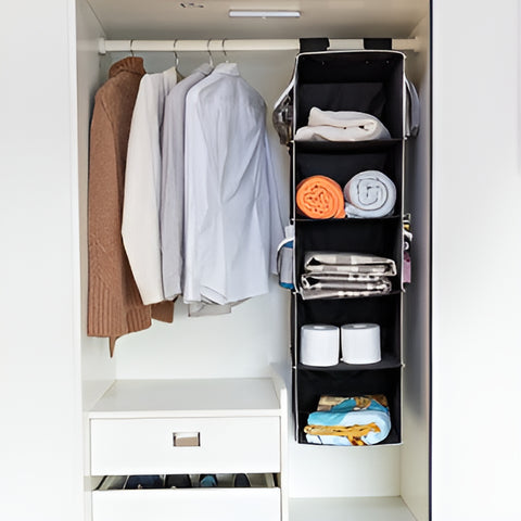 5-Shelf Hanging Closet Organizer