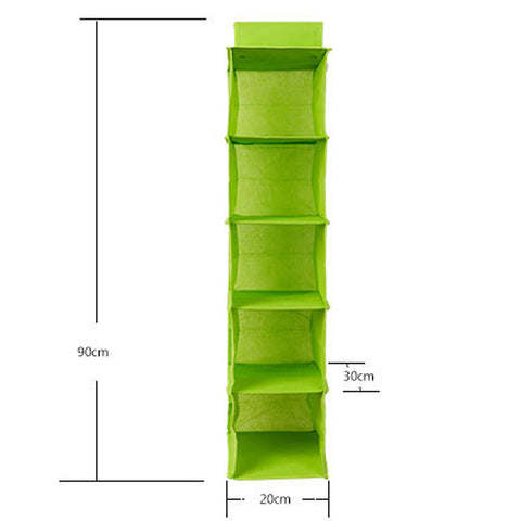 5-Shelf Hanging Closet Organizer
