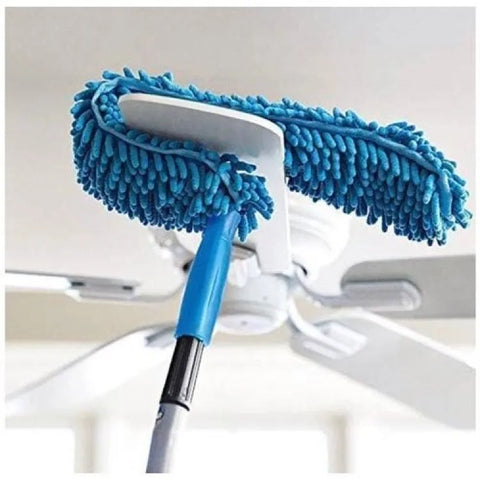 Flexible Microfiber Fan Duster with Telescopic Handle