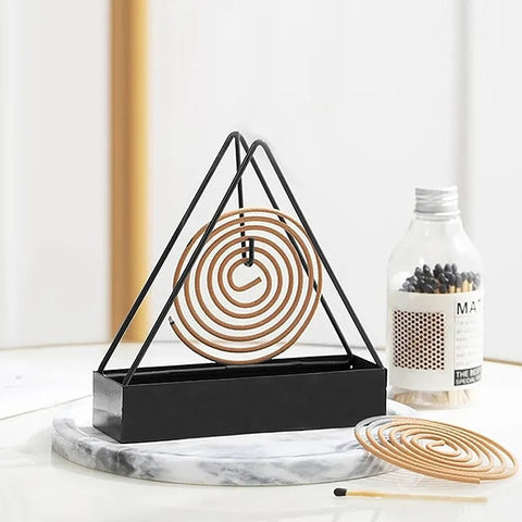 Triangle Iron Mosquito Coil Holder