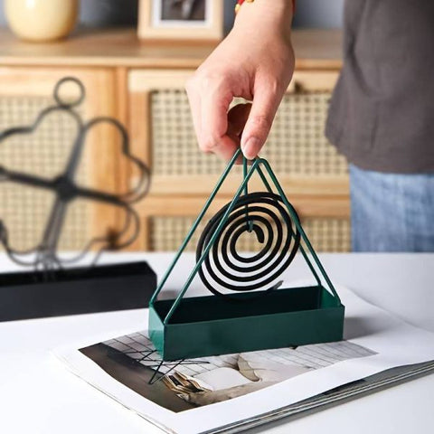 Triangle Iron Mosquito Coil Holder