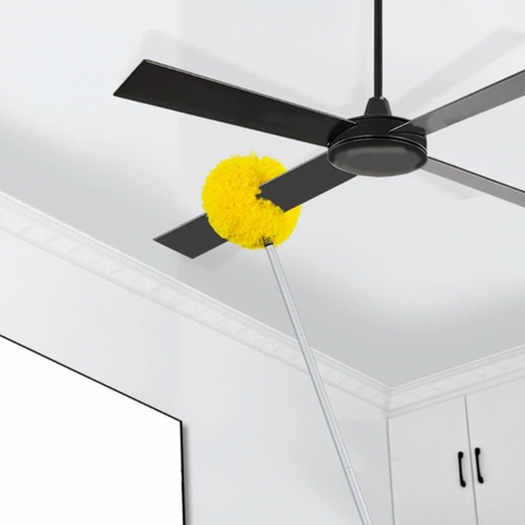 Foldable Ceiling Fan Duster with Extendable Rod