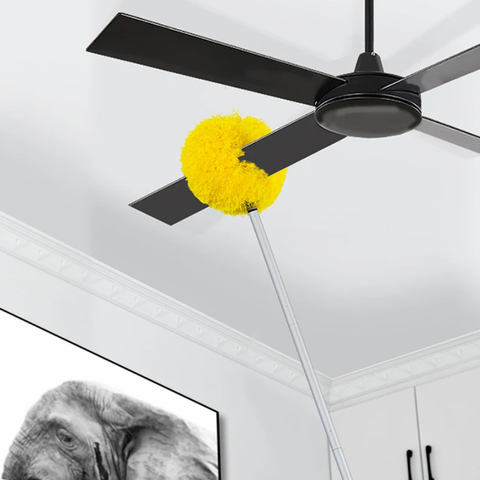 Foldable Ceiling Fan Duster with Extendable Rod