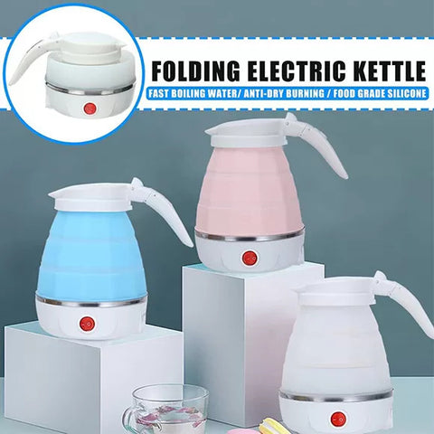 600ML Portable Collapsible Electric Travel Kettle