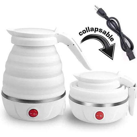 600ML Portable Collapsible Electric Travel Kettle