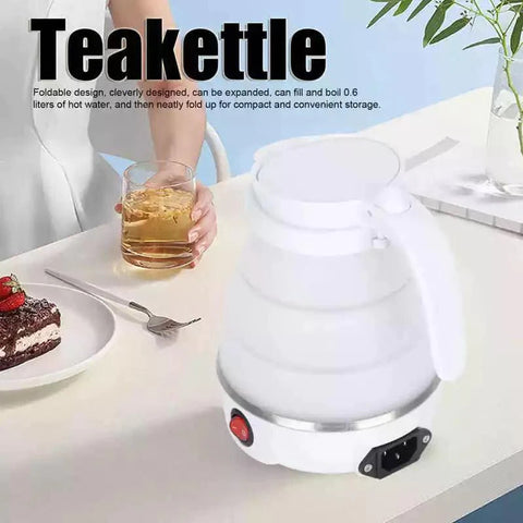 600ML Portable Collapsible Electric Travel Kettle
