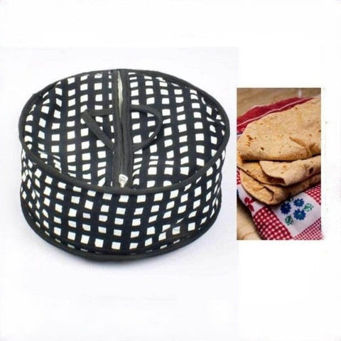 Reusable Roti Zipper Bag – Airtight & Insulated Chapati Storage