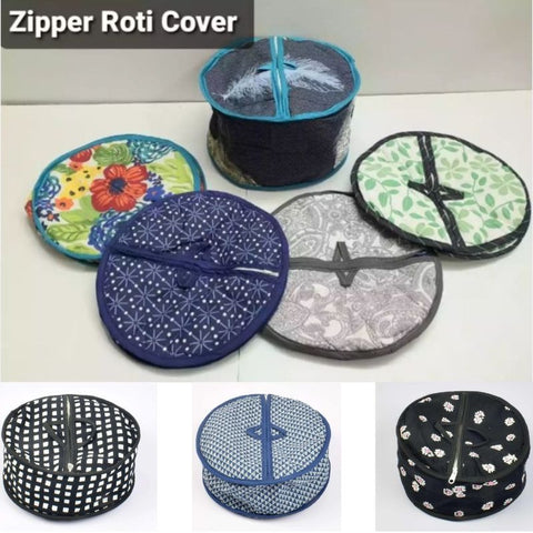 Reusable Roti Zipper Bag – Airtight & Insulated Chapati Storage