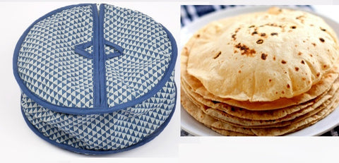 Reusable Roti Zipper Bag – Airtight & Insulated Chapati Storage