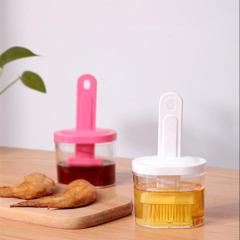 Oil Bottle with Silicone Brush
