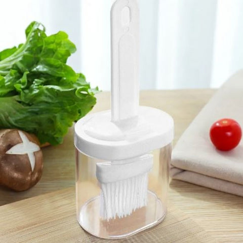 Oil Bottle with Silicone Brush