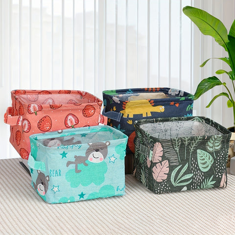 Foldable Desktop Storage Basket