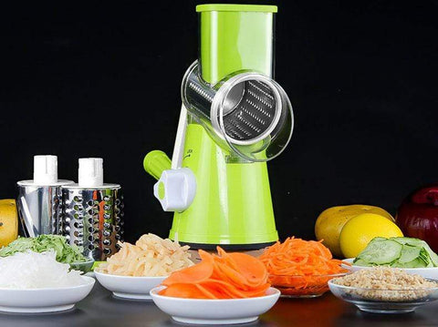 Kitchen Vegetable Drum Cutter – Easy Manual Slicing