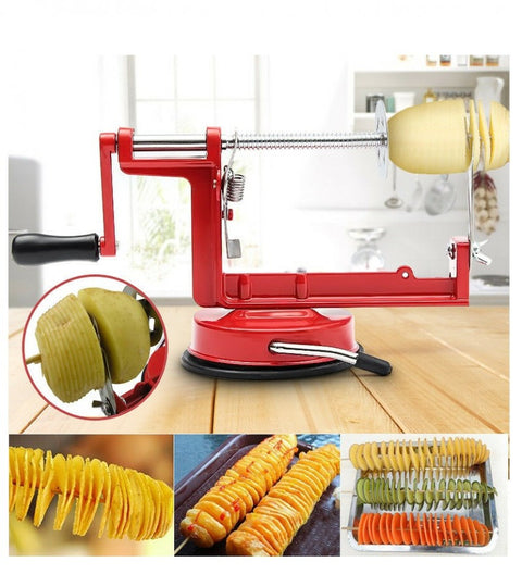 Manual Twisted Potato & Apple Spiral Slicer