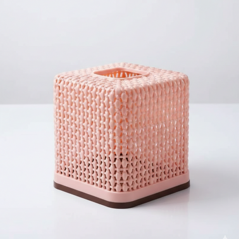 Rose Square Tissue Box