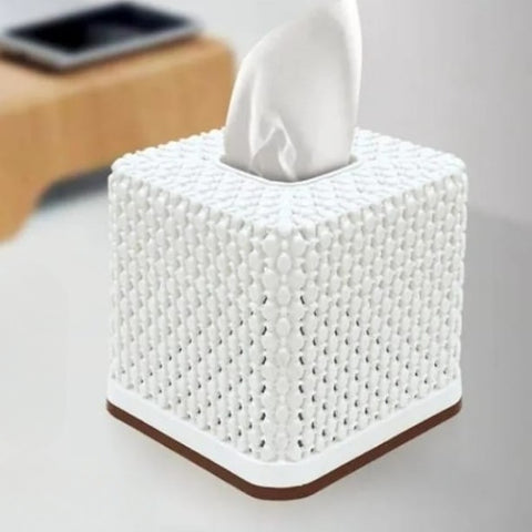 Rose Square Tissue Box