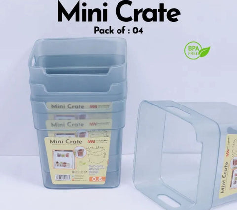 4-Pcs Refrigerator Food Storage Box Set