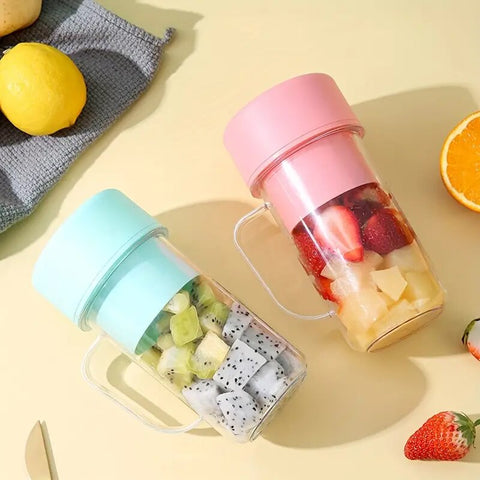 Portable Mug Blender with Straw – Mini Cordless Juicer